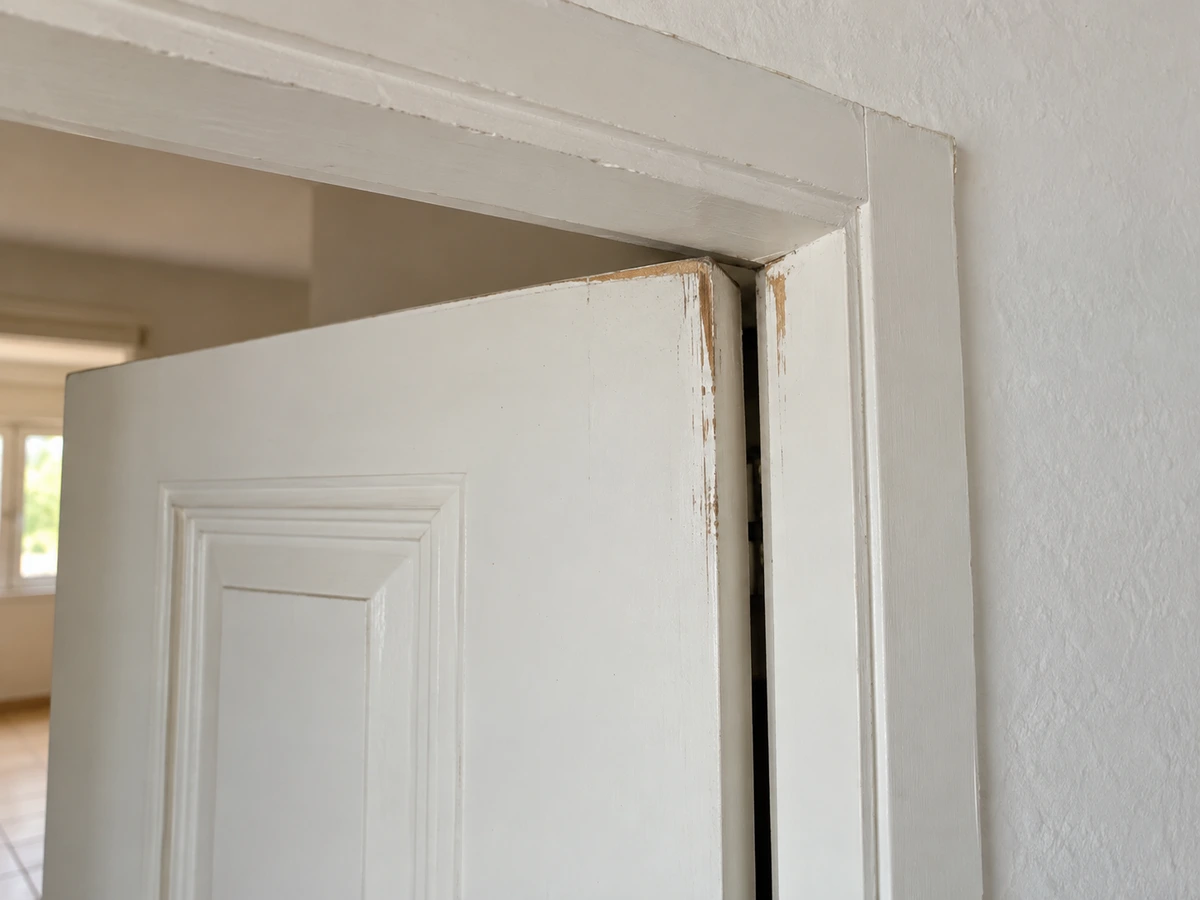 Porte qui frotte, fenêtre qui ne ferme plus : photo